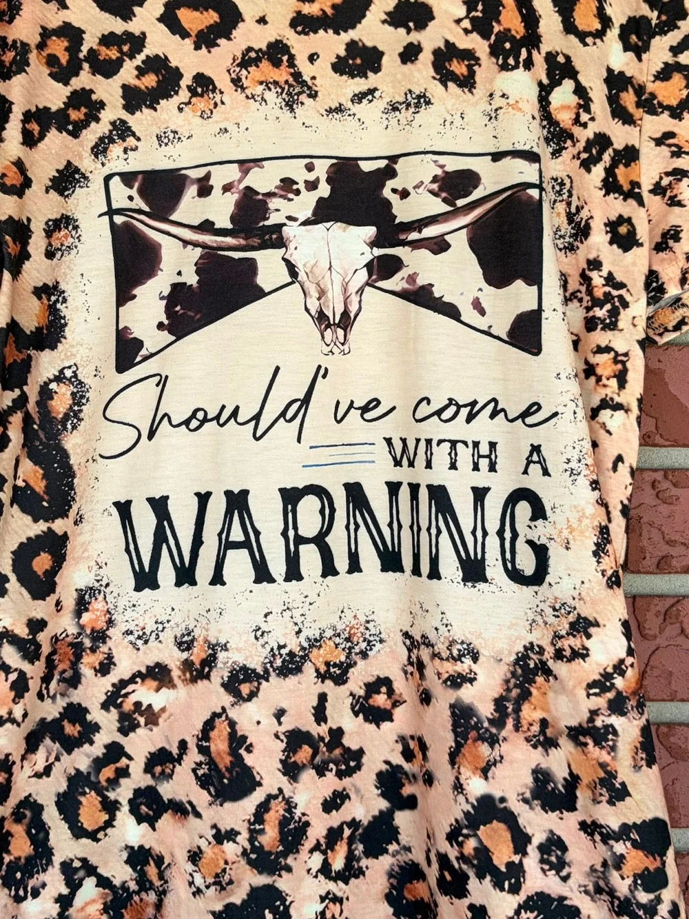 Leopard Print Graphic Tee 